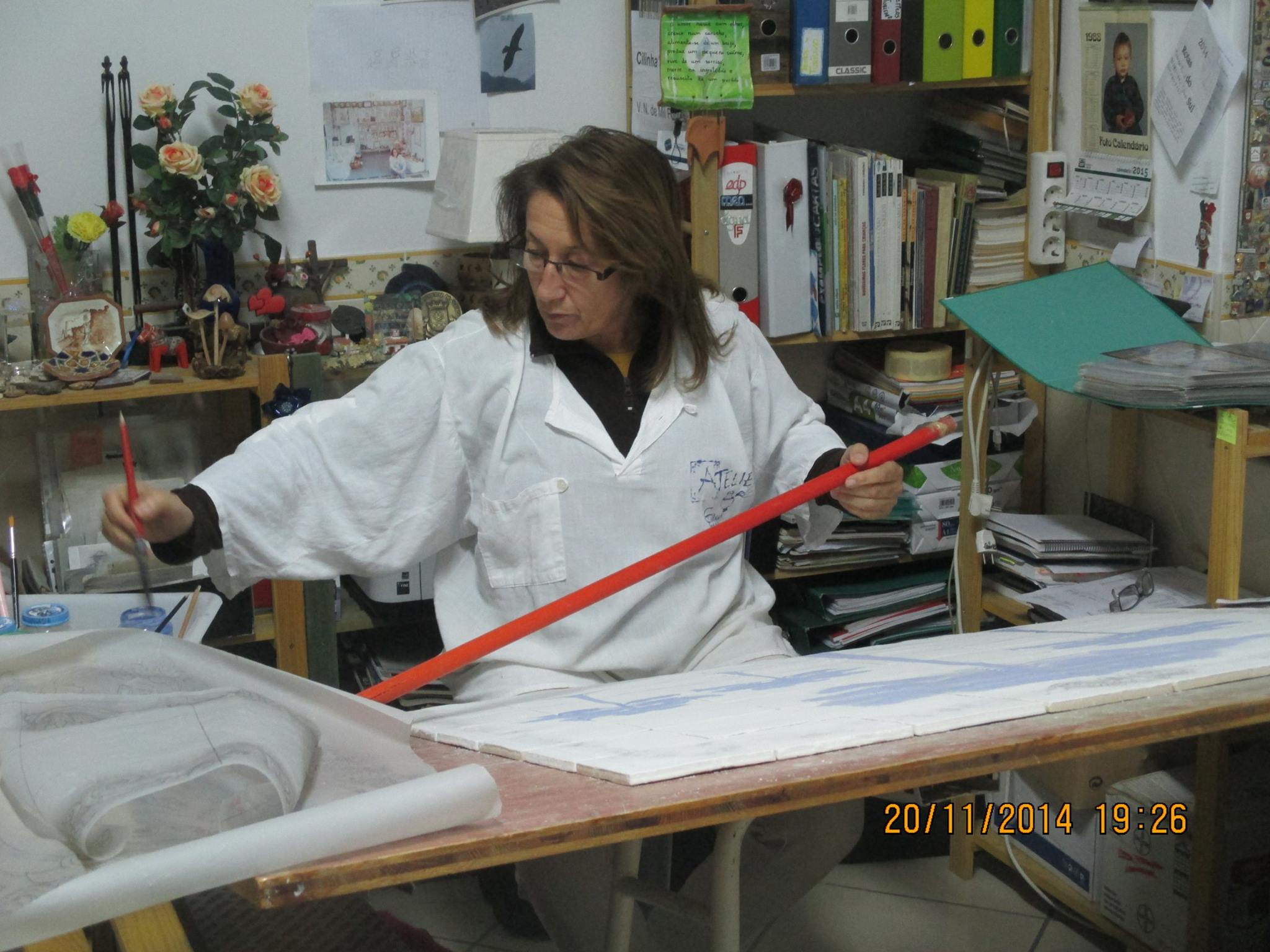 Ceramista Maria Lucília Fonseca